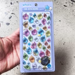 New Arrivals Chiikawa, New PVC Crystal 3D Stickers for Characters, Usaqi, DIY Handmade Notebook Album Decoration Birthday Gifts