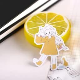 20pcs Cute Cartoon Girl's Set Stickers Diy Scrapbooking Fashion Laptop Snowboard Decor Car Styling Decal Fridge Doodle Kid Toy