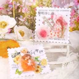 10pcs/1lot Kawaii Scrapbook Stickers Cherry Blossom Manor Journal Junk Journal Planner Stationery Sticker Planner Decorative