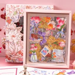 50sheets Stationery Stickers Kawaii cute girl Scrapbook Stickers Junk Journal Decorative Stickers Sticker for Scrapbookingֽֽ