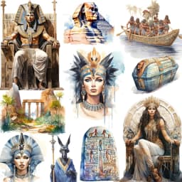 20Pcs/Pack Egypt Queen Empress Sticker DIY Craft Scrapbooking Album Junk Journal Decorative Stickers