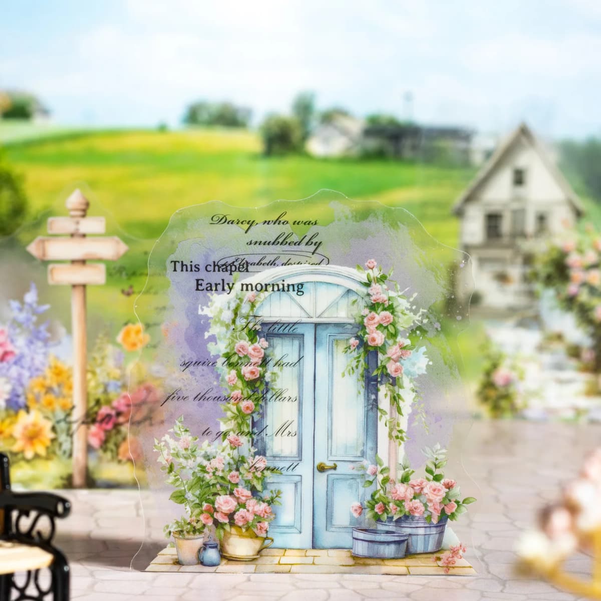 10pcs/lot Kawaii Stationery Stickers Idyllic Chapter Diary Planner Decorative Sticker Scrapbooking Journal DIY Craft