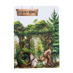 JIANWU Forest Home Series Vintage Plant Animal Material Collage PET Sticker Creative DIY Journal Scrapbooking Stationery