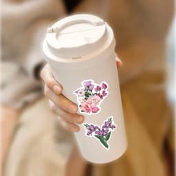 30/60/180 Flowers Stickers Cartoon Cute Decals Toy Stationery Guitar Phone Bicycle Laptop Luggage Car Graffiti Kids Sticker
