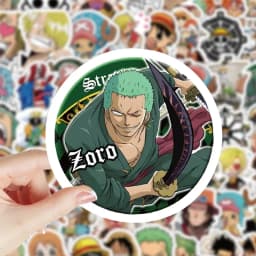 50/100Pcs Japan Anime One Piece Figure Luffy Toy Sticker Notebook Motorcycle Skateboard Computer Mobile Phone Stickers Toy Gifts