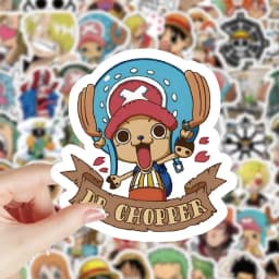 50/100Pcs Japan Anime One Piece Figure Luffy Toy Sticker Notebook Motorcycle Skateboard Computer Mobile Phone Stickers Toy Gifts