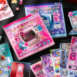 Mr.Paper 20 Sheets/Book Y2K Retro Glitter Sticker Book, Aesthetic Y2K Themed Stickers for Journal Scrapbooking DIY Decor