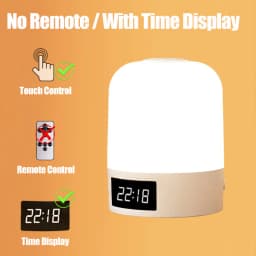 Touch Night Light Rechargeable 3 Color Wireless Baby's Room Bedside Lamp USB LED Night Light Ambient Soft Light For Kids Gift