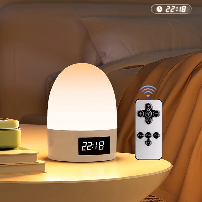 Touch Night Light Rechargeable 3 Color Wireless Baby's Room Bedside Lamp USB LED Night Light Ambient Soft Light For Kids Gift
