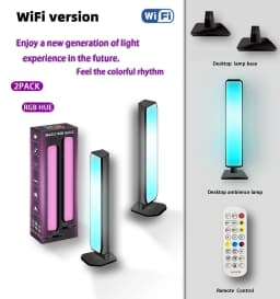 Smart Tuya RGB Gaming Atmosphere Light WIFI TV Game Computer Desktop Decor Desk Lamp App Remote Control Car Music Rhythm Light