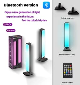 Smart Tuya RGB Gaming Atmosphere Light WIFI TV Game Computer Desktop Decor Desk Lamp App Remote Control Car Music Rhythm Light
