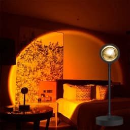 1pc LED Sunset Light, Sunset Light Projector Atmosphere Light, Bedroom LED Night Light Projector, Room Atmosphere Light Office