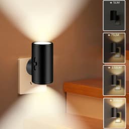 Dimmable LED Night Light Plug Into Wall Night Lamp with Light Sensor Auto On/Off From Dusk To Dawn for Bedroom Hallway Bathroom