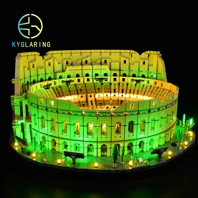 Kyglaring Led Light Kit Building Blocks Largest Ever Lego Set For LEGO 10276 Colosseum (Only Light Kit Included)