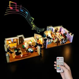 Led Lighting Kit For LEGO 10292 The Friends Apartments Blocks Building (NOT Include Model)