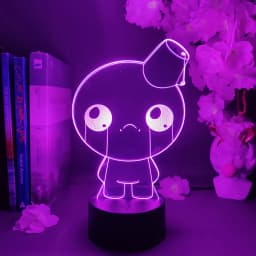 Hot Game The Binding of Isaac Rebirth 3D LED Night Light Indoor Bedroom Decoration Birthday Gift for Friend Isaac Neon Lava Lamp