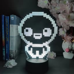 Hot Game The Binding of Isaac Rebirth 3D LED Night Light Indoor Bedroom Decoration Birthday Gift for Friend Isaac Neon Lava Lamp