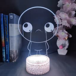 Hot Game The Binding of Isaac Rebirth 3D LED Night Light Indoor Bedroom Decoration Birthday Gift for Friend Isaac Neon Lava Lamp