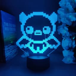 Hot Game The Binding of Isaac Rebirth 3D LED Night Light Indoor Bedroom Decoration Birthday Gift for Friend Isaac Neon Lava Lamp