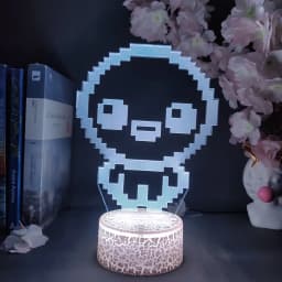 Hot Game The Binding of Isaac Rebirth 3D LED Night Light Indoor Bedroom Decoration Birthday Gift for Friend Isaac Neon Lava Lamp