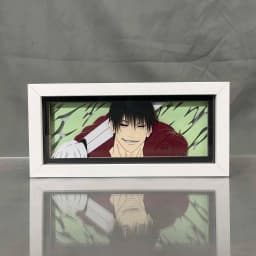 Anime Light Box Jujutsu Kaisen Toji Fushiguro Lamp for Room Decor Led Night Light Lightbox Manga 3d Paper Cut  Desk Lamp Wood