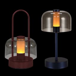 Modern Retro Nordic Desk Lamp Rechargeable Indoor Table Lamp Camping Lamp Night Light for Bedroom Campe Reading Home Decoration