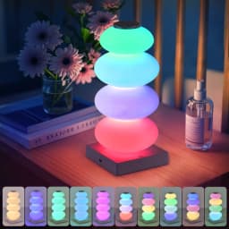 Rechargeable RGB Led Night Light Bedroom Table Lamp Party Lighting for Desk Living Room Bar Decor 16 Color Led Strip Lights