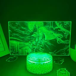 Game Castlevania Figure Alucard Colorful Two Tone Acrylic Nightlights Bedroom Decor Birthday Gift For Kids 3D LED Neon Lava Lamp