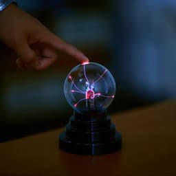 3 Inch Magic Plasma Ball Lamp LED Atmosphere Night Light Touch Control Glass Plasma Light Bedroom Decor Kids Gifts