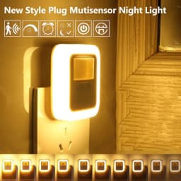 Led Motion Sound Sensor Night Light Bedroom Decor Lamp Home Staircase Closet Aisle Decorative Night Lamp Christmas Kids Gifts