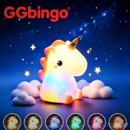 Cute Panda Capybara Silicone Night Light Rechargeable Adjustable Brightness with Timer Sleep Nightlights for Kids Room
