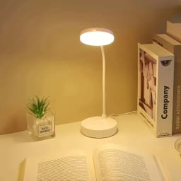 LED Eye Protection Desk Lamp,Adjustable Dimming In Three Levels,Can Switch Between White Light And Warm Light -USB Night Light