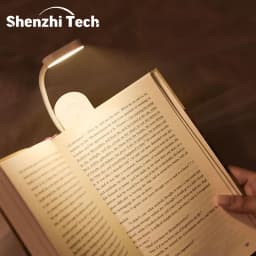 LED Clip-On Reading Light – Adjustable, Portable & USB Rechargeable Book Light for Night Reading