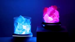 Aroma Lamps Natural Himalayan Salt Lamp USB Pink Salt Rocks Lamp Multi-Color Romantic Night Light for Original Birthday Gifts