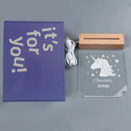 Drop Shipping Personalized Nightlight USB LED Customized Name 3D Lamp Decoration Bedroom Toys Birthday For Baby Children Gift