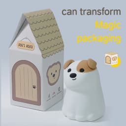 Cartoon Silicone Peach Sleep Lamp,USB ReChargable, LED Night Light for Children Holiday Gift, Cute Bedside Decor