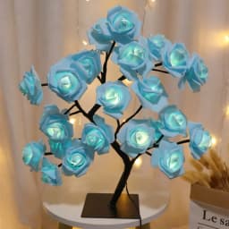 24 LED USB Rose Desk Lamp, Tree Lamp, Bedside Night Light, Give To Girlfriend, Mother's Day, Birthday Gift!