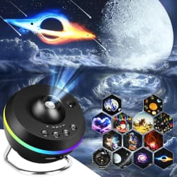 Star Projector 13 in 1 Galaxy Projector Night Light Lamps 360° Rotate 4K Ultra HD Starry Sky Projector For Room Decoration Lamp
