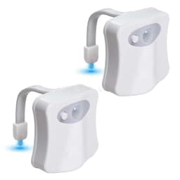 16/8 Color Backlight For Toilet Bowl WC Toilet Seat Lights With Motion Sensor Smart Bathroom Toilet Night Light LED Toilet Light