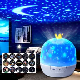 15 Sets of Films Ocean Night Light Projector, Kids Projector for Bedroom, Stars Projector for Ceiling Kids Night Light