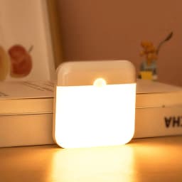 LED Wireless Night Light, Human Motion Sensor Lantern Rechargeable Wall Lamp, for Camping Summer Stairs Closet Kitchen Toilet