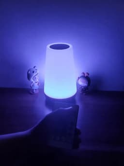 GGbingo USB Touch Control LED Night Light 13 Colors Dimmable Bedside Table Lamp with Remote for Bedroom Camping Decor