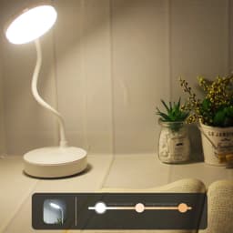LED Portable Dimmable Table Lamp USB Plug Battery Powered Desk Lamp Bedroom Reading Night Light Eye Protection LED Bedside Lamp