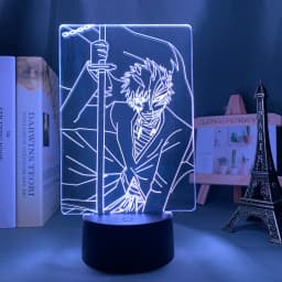 Anime Bleach 3d Lamp Ichigo Kurosaki for Bedroom Decor Nightlight Cool Birthday Gift Acrylic Led Night Light Bleach
