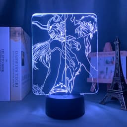 Anime Bleach 3d Lamp Ichigo Kurosaki for Bedroom Decor Nightlight Cool Birthday Gift Acrylic Led Night Light Bleach