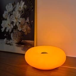 USB Plug Doughnut Table Lamp Bedroom Bedside Ambient Light Bauhaus Living Room Dining Room Decorative Light(Not Glass)
