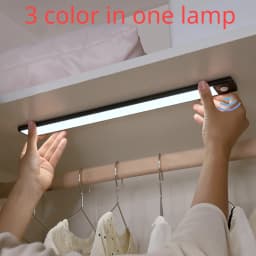 LED Night Light Motion Sensor Light Wireless USB led Cabinet Night Wardrobe Lamp For Kitchen Cabinet Bedroom Wardrobe Sensor LED
