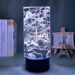 Anime Led Light Bleach Toshiro Hitsugaya for Bedroom Deco Light Brithday Gift Room Decor Manga 3d Lamp Toshiro Hitsugaya Bleach