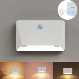 Night Lamp With Motion Sensor Rechargeable USB Wall Light LED 3 Mode Linkage Magnetic For Bedroom Bedside Stair Lights