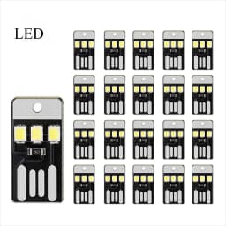 20pack Book Light Mini Night Lighting 2835SMD Book Lamp Bulb 5V 0.2W Led Usb Light for Power Bank Computer Laptop
